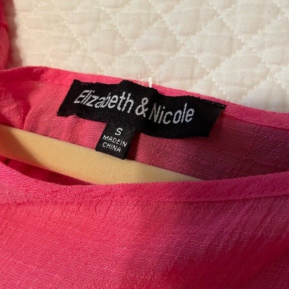 Pink Ruffled Women's Top - Picture 2 of 2